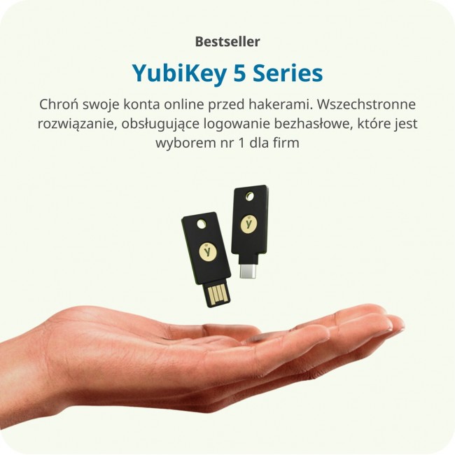 Yubico YubiKey 5C USB sikkerhedsnogl Yubico YubiKey 5C USB sikkerhedsnogl