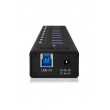 ICY BOX IB-AC6110 USB 3.2 Gen 1 (3.1 Gen 1) Type-B 5000 Mbit/s Black