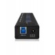 ICY BOX IB-AC6110 USB 3.2 Gen 1 (3.1 Gen 1) Type-B 5000 Mbit/s Black