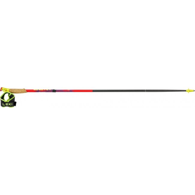LEKI TRL Ultratrail FX One trekking poles, 115 cm, red