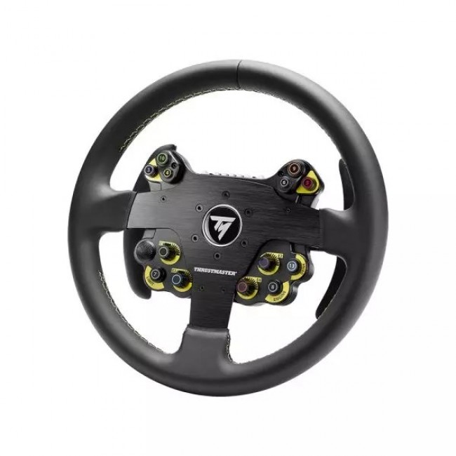 Thrustmaster Evo Racing 32R Leather Black, Yellow Steering wheel Analogue / Digital PC, PlayStation 4, PlayStation 5, Xbox One, Xbox One S, Xbox One X, Xbox Series S, Xbox Series X