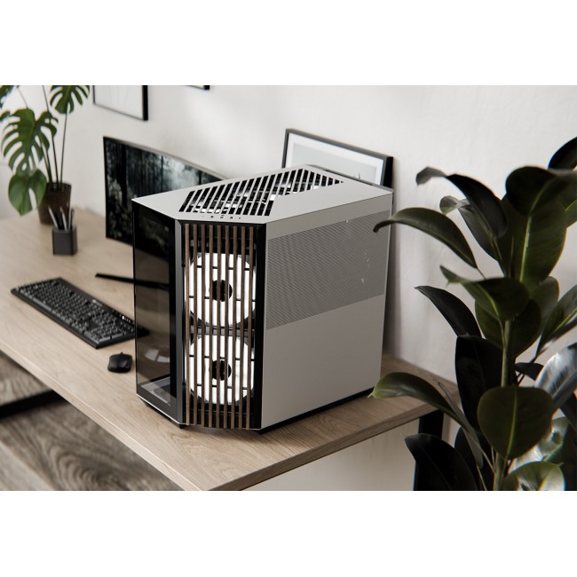 PC Case APNX V1, Midi-Tower, ATX, black / white