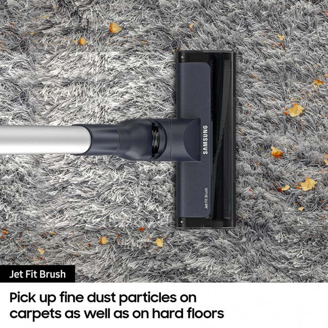 Samsung VS15A60AGR5 stick vacuum/electric broom 2-in-1 stick vacuum Battery Dry HEPA Bagless 150 W Silver