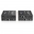 Techly IDATA-EXT-676 AV transmitter & receiver Black