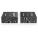 Techly IDATA-EXT-676 AV transmitter & receiver Black