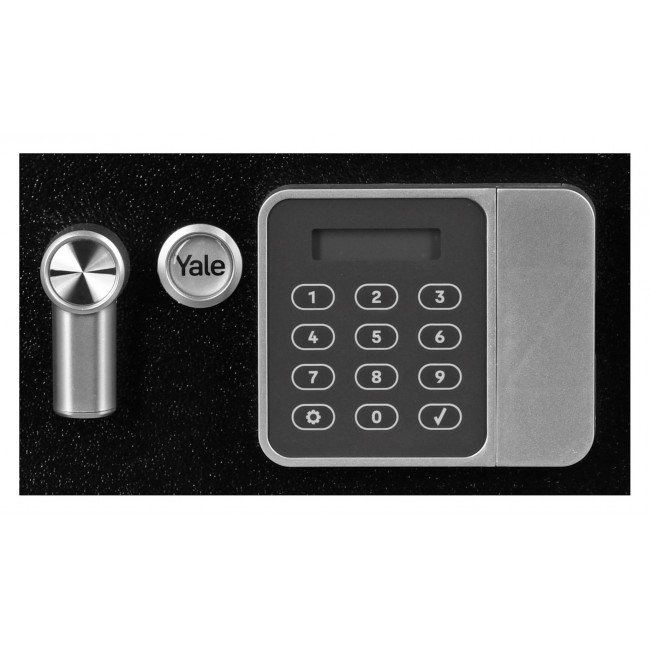 Yale YLG/200/DB2 Free Standing Safe 24 l Steel Black Yale YLG/200/DB2 Free Standing Safe 24 l Steel Black