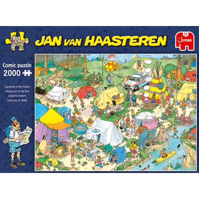 Jan van Haasteren Camping in the Forest 2000 pieces