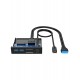 Graugear Multi Front Panel with USB Hub + Card Reader Graugear Multi Front Panel with USB Hub + Card Reader