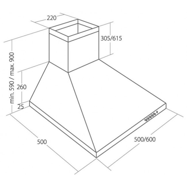Akpo WK-4 Classic Eco 60 Wall-mounted Stainless steel Akpo WK-4 Classic Eco 60 Wall-mounted Stainless steel