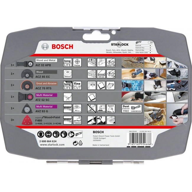 Bosch 2 608 664 624 multifunction tool attachment Blade set Bosch 2 608 664 624 multifunction tool attachment Blade set