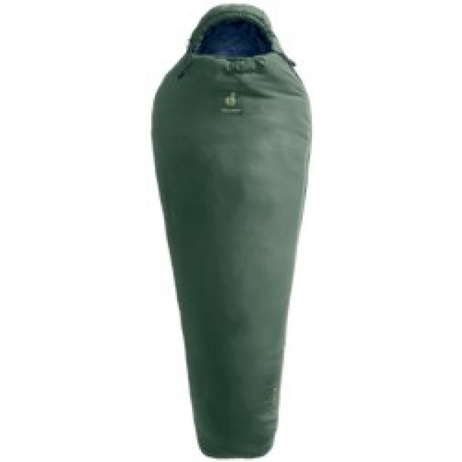 Deuter Orbit SL +5C/41F Adult Mummy sleeping bag Fabric, Polyethersulfone (PES), Ripstop Green