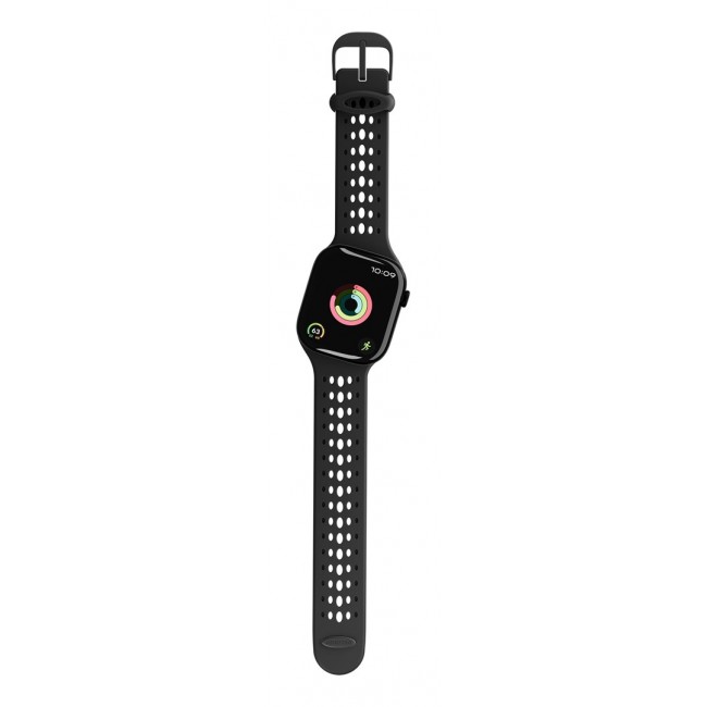 Decoded Ares O Watch Band Black Silicone
