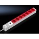 Rittal DK 7240.260 power extension 2 m 7 AC outlet(s) Indoor