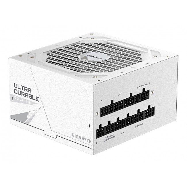 GIGABYTE UD750GM PG5 V2 ICE Power Supply Unit- PCIe Gen 5.1, 80 PLUS Gold, Fully Modular Design, 120mm Fan, ATX 3.1 compatible, EU Plug
