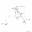 Neomounts DS70-450BL1 Monitor arm 17-42