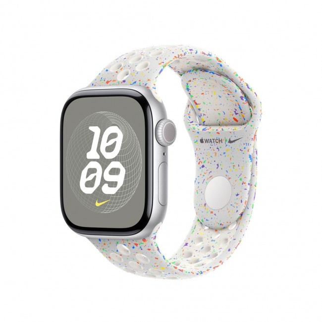 Apple MC1W4ZM/A smart wearable accessory Band Platinum Fluoroelastomer