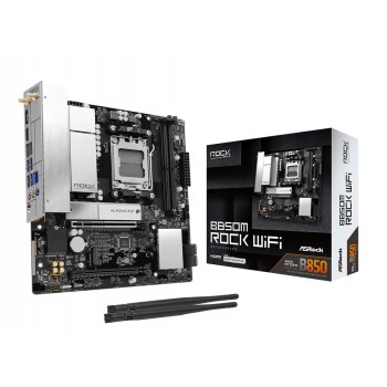 Asrock B850M Rock WiFi AMD B850 Socket AM5 micro ATX