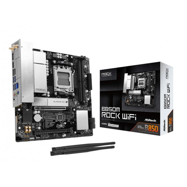 Asrock B850M Rock WiFi AMD B850 Socket AM5 micro ATX