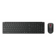 Lenovo 4X31S04814 keyboard Mouse included Office RF Wireless + Bluetooth German Black