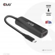 CLUB3D USB Gen2 Type-C to HDMI 8K60Hz or 4K120Hz HDR10+ with DSC1.2 with Power Delivery 3.0 Active Adapter M/F