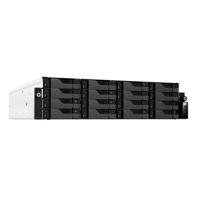 Asustor LOCKERSTOR 16R Pro Gen2 NAS Desktop AMD Ryzen 7 7745 16 GB DDR5 0 TB Black, Steel
