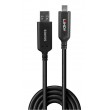Lindy 10m USB 3.2 Gen 1 Type A to C Fibre Optic Hybrid Cable