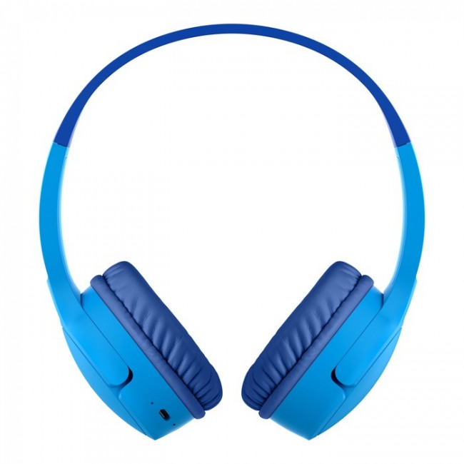 Belkin SoundForm Mini Headset Wireless Head-band Calls/Music USB Type-C Blue