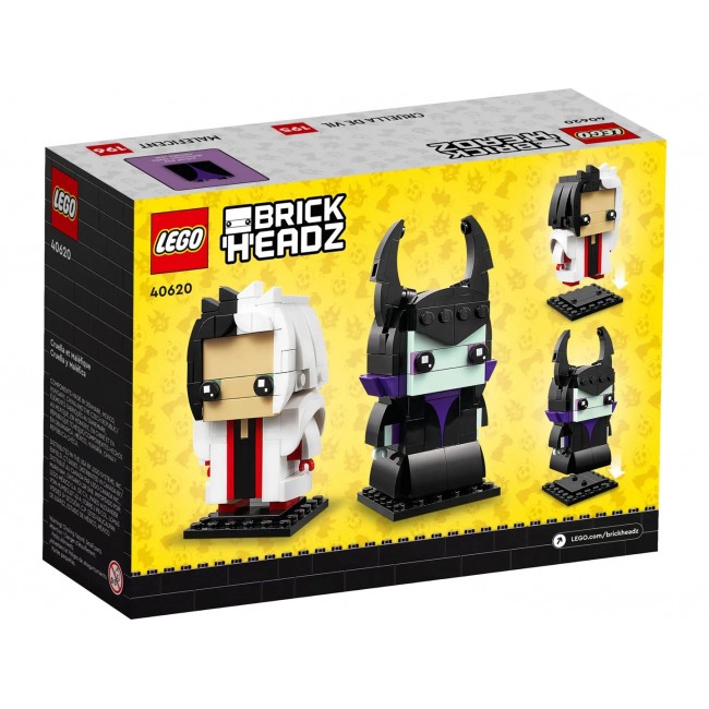 LEGO BRICKHEADZ 40620 Cruella & Maleficent