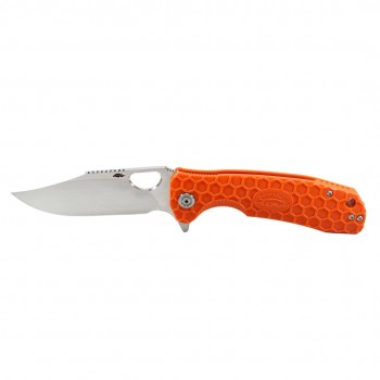 N Honey Badger Clippoint Large Orange HB4068