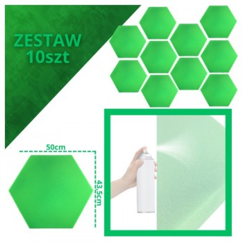 DNA AM3 GN acoustic panel set of 10 pcs. green