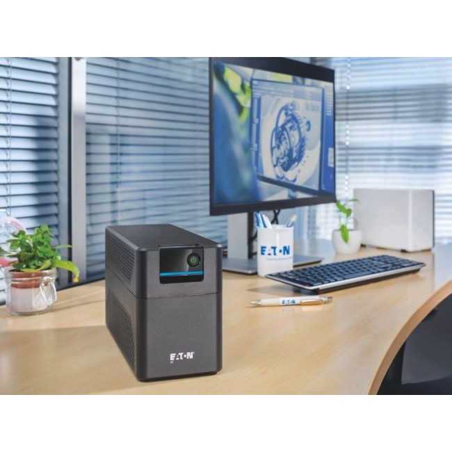 Eaton 5E Gen2 1600 USB uninterruptible power supply (UPS) Line-Interactive 1.6 kVA 900 W 6 AC outlet(s) Eaton 5E Gen2 1600 USB uninterruptible power supply (UPS) Line-Interactive 1.6 kVA 900 W 6 AC outlet(s)