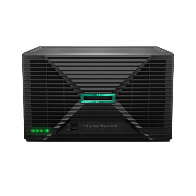 HPE ProLiant MicroServer Gen11 E-2434 4-core 1P 16GB-U VROC 4LFF-NHP 1TB 180W External PS Server