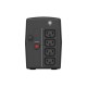 Infosec INF_661130 Backup Power Supply UPS X1+ 1000 IEC, 1000VA, 500W, 4 C13