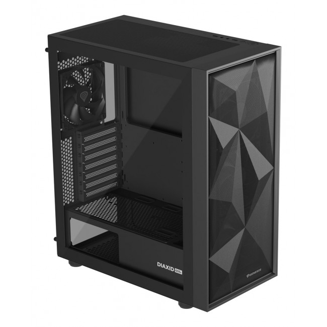 GENESIS DIAXID 605F MIDI TOWER CASE WITH USB-C WINDOW BLACK