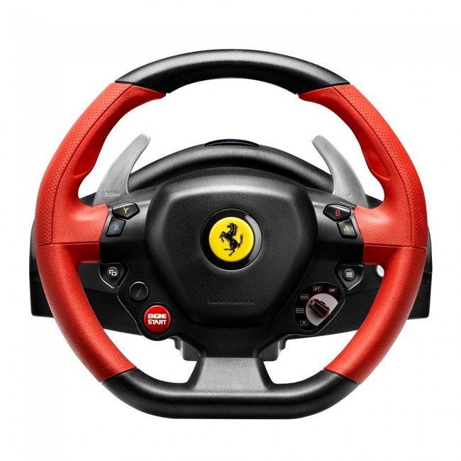 Thrustmaster | Steering Wheel Ferrari 458 Spider Racing Wheel | Black/Red Thrustmaster | Steering Wheel Ferrari 458 Spider Racing Wheel | Black/Red