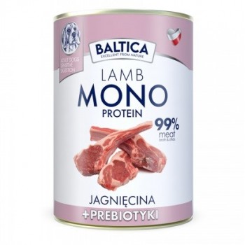 BALTICA Nutraceutic Monoprotein Lamb with prebiotics - wet dog food - 400g