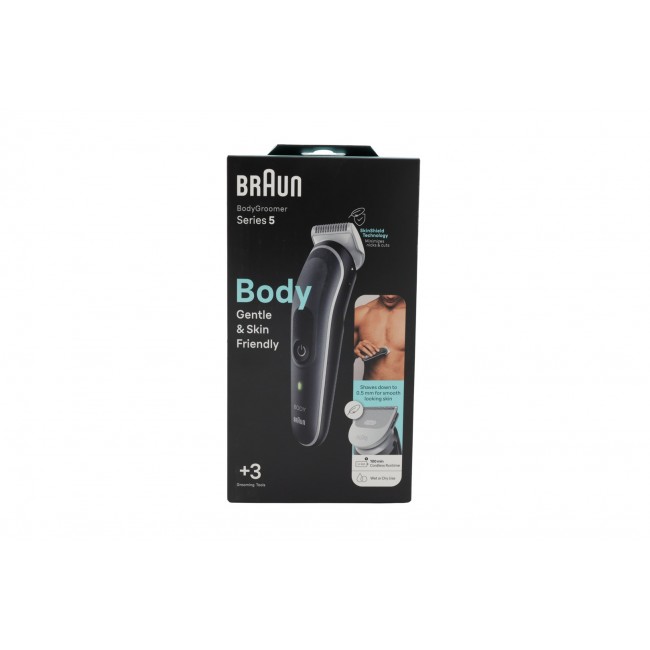 Braun BodyGroomer Body groomer 5 BG5350, with SkinShield technology and 2 attachments Braun BodyGroomer Body groomer 5 BG5350, with SkinShield technology and 2 attachments