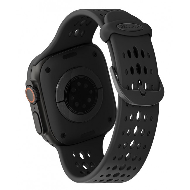 Decoded Ares O Watch Band Black Silicone