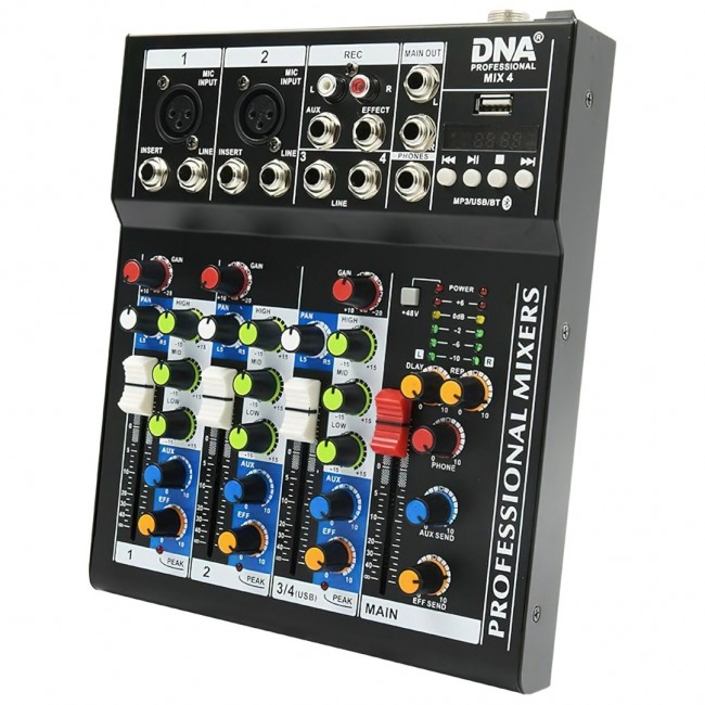 DNA Professional MIX 4 - analogue audio mixer DNA Professional MIX 4 - analogue audio mixer
