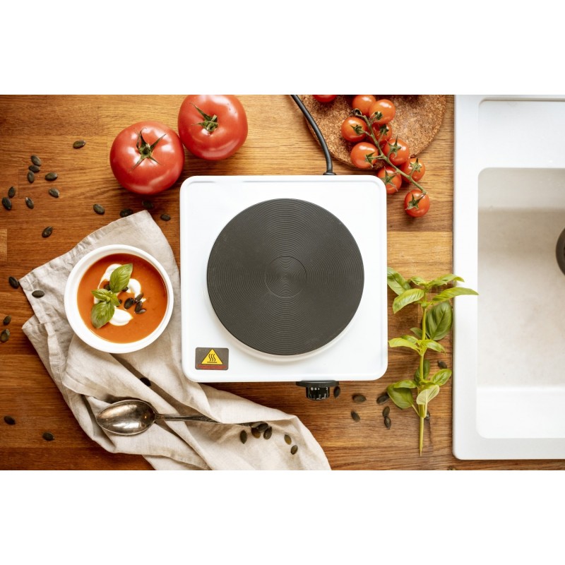 Adler AD 6503 hob White Countertop Sealed plate 1 zone(s) Adler AD 6503 hob White Countertop Sealed plate 1 zone(s)