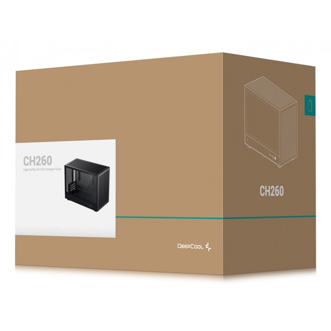 DeepCool CH260 Micro Tower Black