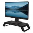 Fellowes Computer Monitor Stand with 3 Height Adjustments - Hana LT Monitor Riser - Ergonomic Adjustable Monitor Stand for Computers - Max Weight 22.6KG - Black Fellowes Computer Monitor Stand with 3 Height Adjustments - Hana LT Monitor Riser - Ergonomic Adjustable Monitor Stand for Computers - Max Weight 22.6KG - Black