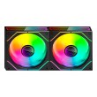Mars Gaming MF3DPROX2 computer cooling system Computer case Fan 12 cm Black