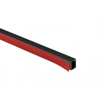 Electrical installation strip with tape set. BLACK CTLS 20x14 2m (PACK OF 10pcs)