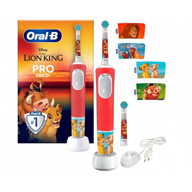 Oral-B VITALITY PRO D103 THE LION KING red toothbrush