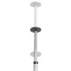 Telescopic TV holder, ceiling and floor with shelf Maclean MC-791N 37 Telescopic TV holder, ceiling and floor with shelf Maclean MC-791N 37