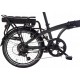 Snapp City-E Graphite folding electric bicycle