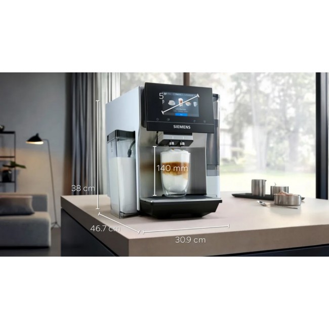 Siemens TQ715R03 EQ700 espresso machine (silver 1500 W)