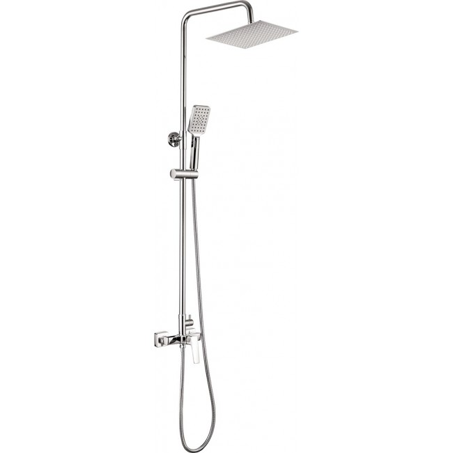Rain shower with shower faucet