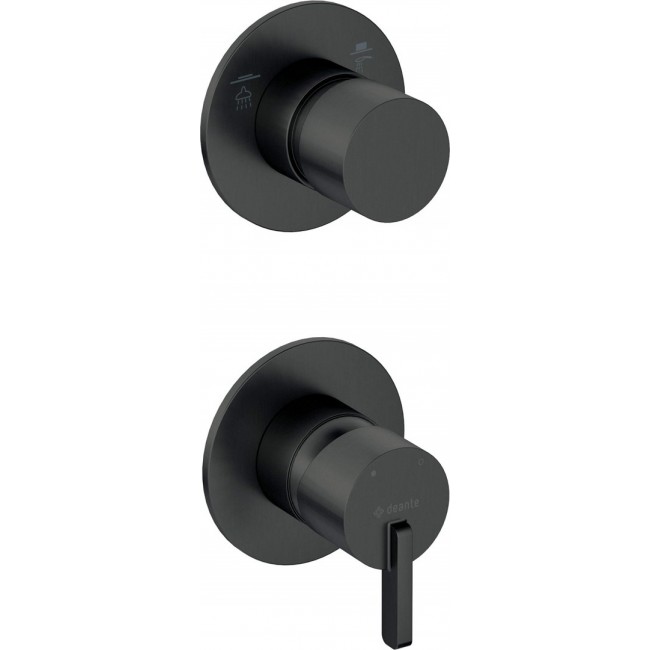 Concealed shower mixer with shower switch